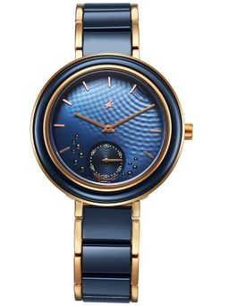 Fastrack - Blue Strap Round Dial Watch for Women ( 6315KD01 ) ( M )