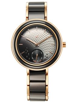 Fastrack - Black Strap Round Dial Watch for Women ( 6315KD03 ) ( M )