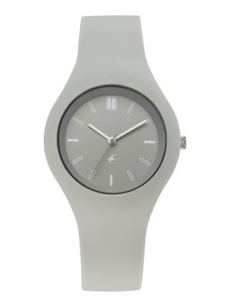 Fastrack - Grey Strap Round Dial Watch for Women ( 68050PP02W ) ( M )