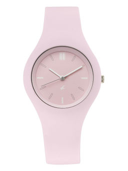 Fastrack - Pink Strap Round Dial Watch for Women ( 68050PP06W ) ( M )