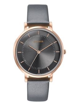 Sonata - Grey Strap Round Dial Watch for Women ( 87073WL02 ) ( M )