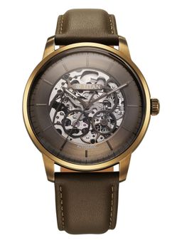 Titan - Brown Strap Round Dial For Men ( 90110QL03 ) ( M )