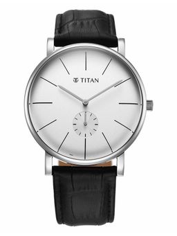 Titan - Black Strap Round Dial Watch for Men ( 90203SL01 ) ( M )