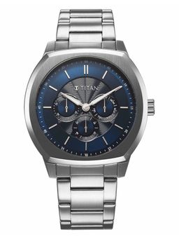 Titan - Silver Strap Asymmetrical Dial Watch for Men ( 90213SM01 ) ( M )