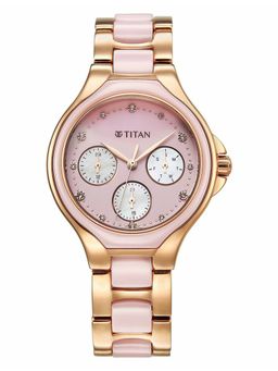 Titan - Multi-Color Strap Round Dial Watch for Women ( 95325KD01 ) ( M )