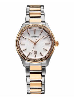Titan - Multi-Color Strap Asymmetrical Dial Watch for Women ( 95326KM01 ) ( M )