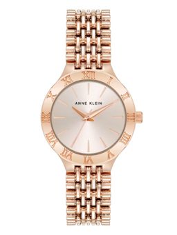 Anne Klein - Rose Gold Strap Round Dial Watch for Women ( AK5170RGRG ) ( M )