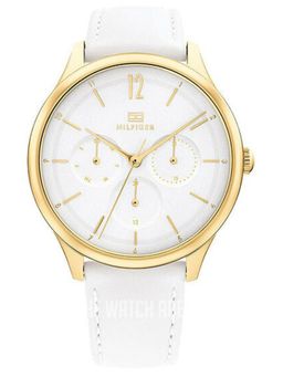 Tommy Hilfiger - White Strap Round Dial Watch for Women ( NETH1782454W ) ( M )