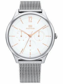 Tommy Hilfiger - Silver Strap Round Dial Watch for Women ( NETH1782456W ) ( M )