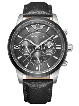 Police - Black Strap Round Dial Watch for Men ( NTPLPEWGF0040440 ) ( M )