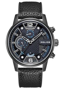 Police - Black Strap Round Dial Watch for Men ( NTPLPEWJF2203306SW ) ( M )