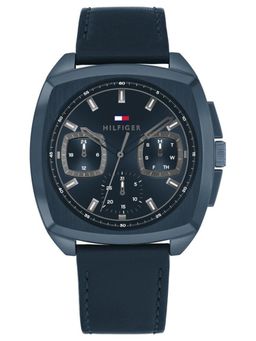 Tommy Hilfiger - Blue Strap Round Dial Watch for Men ( NTTH1710558 ) ( M )