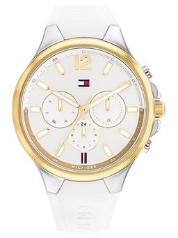 Tommy Hilfiger - White Strap Round Dial Watch for Women ( NTTH1782598 ) ( M )