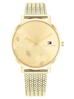 Tommy Hilfiger - Gold Strap Round Dial Watch for Women ( NTTH1782606 ) ( M )