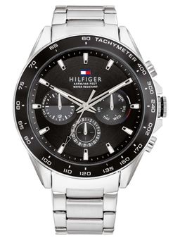 Tommy Hilfiger - Silver Strap Round Dial Watch for Men ( NTTH1791967W ) ( M )