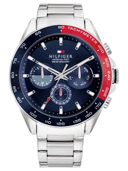 Tommy Hilfiger - Silver Strap Round Dial Watch for Men ( NTTH1791968W ) ( M )
