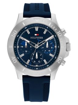 Tommy Hilfiger - Blue Strap Round Dial Watch for Men ( NTTH1792112 ) ( M )