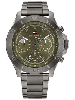 Tommy Hilfiger - Grey Strap Round Dial Watch for Men ( NTTH1792115 ) ( M )
