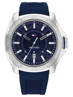 Tommy Hilfiger - Blue Strap Round Dial Watch for Men ( NTTH1792134 ) ( M )
