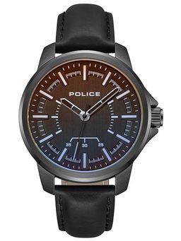 Police - Black Strap Round Dial Watch for Men ( PLPEWJA0004802W ) ( M )