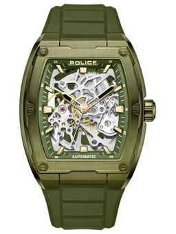 Police - Green Strap Asymmetrical Dial Watch for Men ( PLPEWJR0005906 ) ( M )