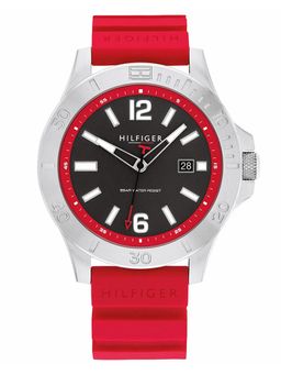 Tommy Hilfiger - Red Strap Round Dial Watch for Men ( TH1710540 ) ( M )
