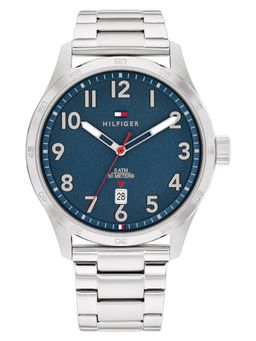 Tommy Hilfiger - Silver Strap Round Dial Watch for Men ( TH1710563 ) ( M )