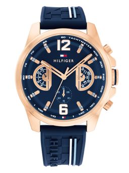 Tommy Hilfiger - Blue Strap Round Dial Watch for Men ( TH1710637 ) ( M )