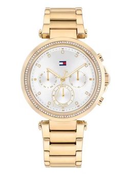 Tommy Hilfiger - Gold Strap Round Dial Watch for Women ( TH1782703 ) ( M )