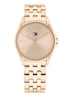 Tommy Hilfiger - Rose Gold Strap Round Dial Watch for Women ( TH1782775 ) ( M )