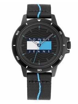 Tommy Hilfiger - Black Strap Round Dial Watch for Men ( TH1791999 ) ( M )