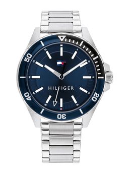 Tommy Hilfiger - Silver Strap Round Dial Watch for Men ( TH1792012W ) ( M )