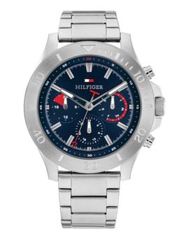 Tommy Hilfiger - Silver Strap Round Dial Watch for Men ( TH1792113 ) ( M )