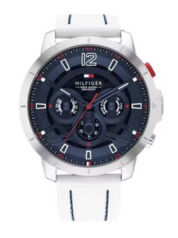 Tommy Hilfiger - White Strap Round Dial Watch for Men ( TH1792148 ) ( M )