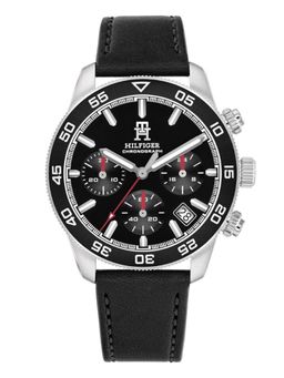 Tommy Hilfiger - Black Strap Round Dial Watch for Men ( TH1792162 ) ( M )