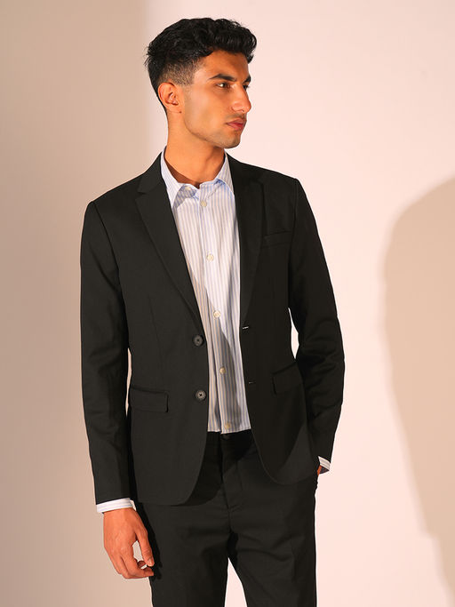 Selected Black Structured Slim Fit Blazer