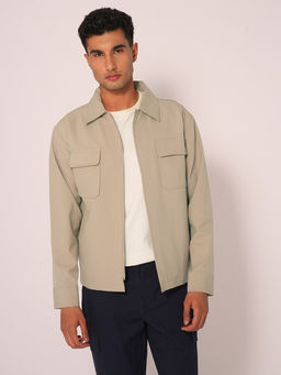 Selected - Beige Cotton Jacket