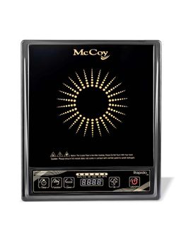 McCoy - Rapido Dx Digital Induction Cooktop With Timer, 1800 Watt Touch Control Panel, Black