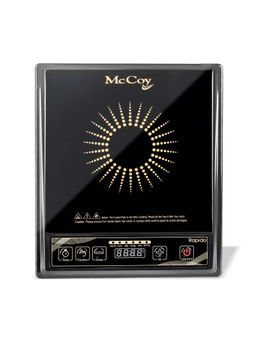 McCoy - Rapido Induction Stove, 1400 Watt, Auto Cook Function, Smart Controls Black