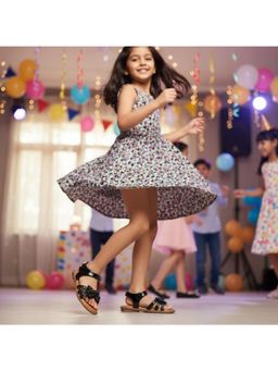 BOYZ N GALZ - Black Pu Casual Sandals