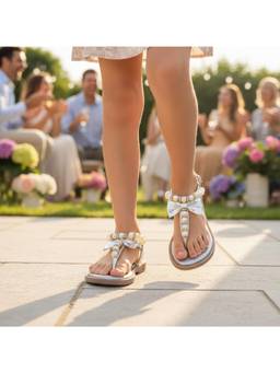 BOYZ N GALZ - Silver Pu Casual Sandals