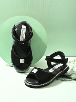Stefens - Black Synthetic Casual Sandals