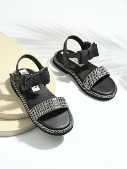 Stefens - Black Synthetic Casual Sandals