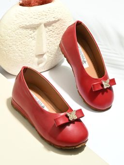 Stefens - Red Synthetic Casual Ballerinas
