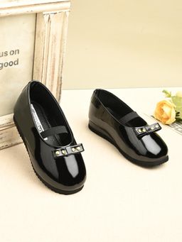 Stefens - Black Synthetic Casual Ballerinas