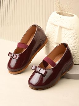 Stefens - Maroon Synthetic Casual Ballerinas