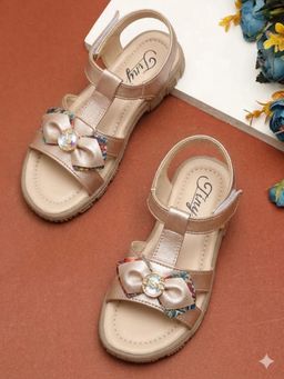 Tiny Bugs - Rose Gold Synthetic Casual Sandals