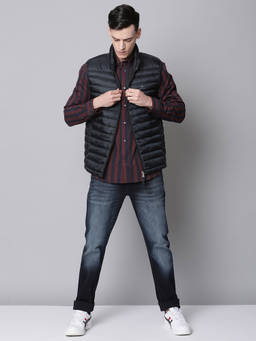 GANT - Mens Black Solid Regular Fit Jacket