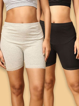 The Mom Store - High Waist Mama Boyshorts (Pack of 2)