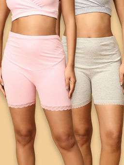The Mom Store - High Waist Mama Boyshorts (Pack of 2)